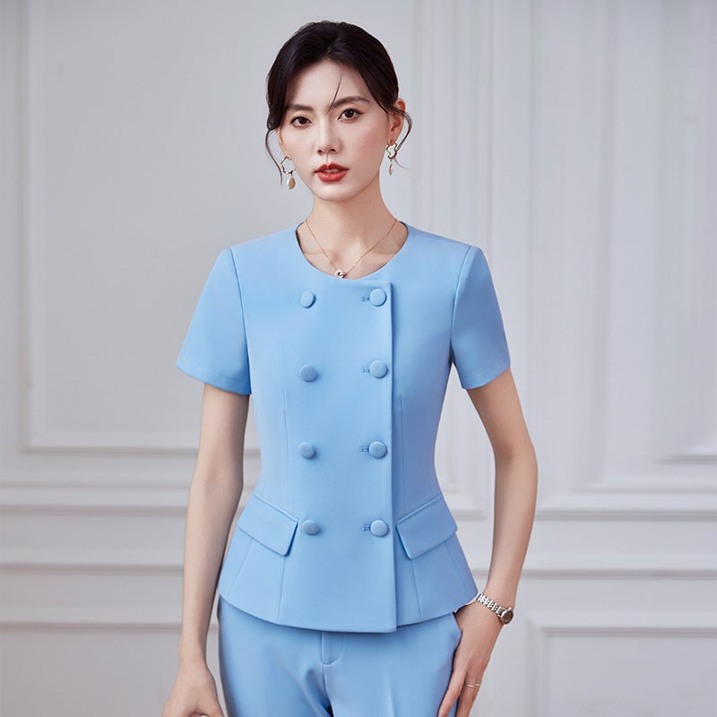 Summer Thin Suit Suit Women'S Work Suit Slim Fit El Reception Work Clothes Business Suit Women'S Dress Formations - Image 2